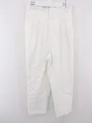 ◇ MERCURYDUO マーキュリーデュオ カジュアル 無地 フリンジ タック パンツ サイズF ホワイト系 レディース E  【中古】 【1305250025018】のサムネイル