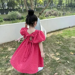 ワンピース キッズ 子供 ガール ビーチワンピース リゾート 海外　旅行 韓国子供服 夏 キッズ 子供 女の子 ガールズ チュニック 可愛い カジュアル夏 涼しい 爽やか mengdd10