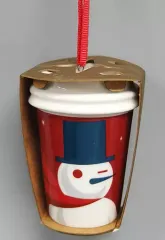 【中古】置物・装飾品 レッドカップ オーナメント12 「スターバックスコーヒー」