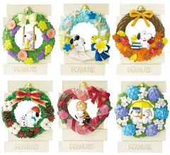【中古】トレーディングフィギュア 全6種セット 「SNOOPY Wreath Collection」のサムネイル
