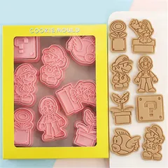 【新品】 【8個セット】クッキー型 サンリオメンズクッキーモールド用 セットサンリオメンズクッキーモールド クッキー型抜き ビスケット DIY焼き型 クッキー型 グッズ プレスタイプ キッチン 子供 景品 お弁当 手作り人气 誕生日プレゼント 贈り物 クリ 0