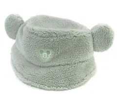 【中古】衣類 ミッキーマウス ボア製キャップ グリーン 「ディズニー」 東京ディズニーリゾート限定