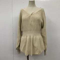 LOWRYS FARM ローリーズファーム ニット、セーター 長袖 LF620026AD ウエストリブ 2WAY 前後着