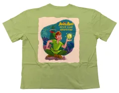 【中古】Tシャツ ピーター・パン Tシャツ ライトグリーン M～Lサイズ 「ピーターパンのネバーランド」 東京ディズニーシー限定 ファンタジースプリングスグッズ
