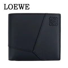 ロエベ 財布 二つ折り LOEWE PUZZLE BIFOLD WALLET C510302X16 1100 BLACK ブラック パズル バイフォールド ウォレット クラシックカーフ アナグラム レザー