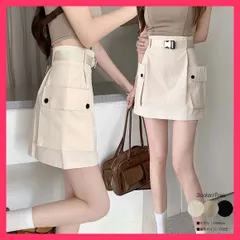 ★スタッフおすすめ★ベルト付きカーゴポケットミニスカート 全3色 Y2K  ◇  ベルト付きカーゴポケットミニスカートカジュアルな雰 上品　おすすめ おしゃれ　★売れ筋★　人気 高見え　高級感