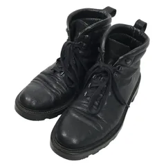 GIORGIO ARMANI アルマーニ ワークブーツ レザー 本革 黒40.5 GIORGIO ARMANI アルマーニ ワークブーツ レザー 本革 黒 42