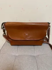 AMERICAN RAG CIE 牛革 ショルダー ブラウン レザー 本革バッグのサムネイル