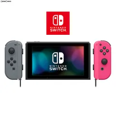 (本体)マイニンテンドーストア限定 Nintendo Switch(ニンテンドースイッチ) カスタマイズ Joy-Con(L) グレー/(R) ネオンピンク Joy-Conストラップ グレー/ネオンピンク(HAC-S-KAYAA) 任天堂