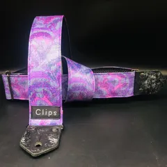 Clips ギターストラップ EX-16 マーブルパープル🟣