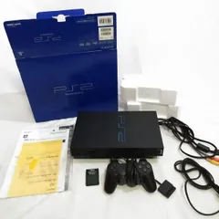 【ゲーム】PS2本体 SCPH-30000 箱付き コントローラ メモリーカード　各種コード付き 動作確認済みのサムネイル