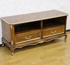 イタリア テレビボード 165cm 木製 完成品 猫脚 6122/LQ