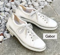 Gabor（ガボール）シンプルレザースニーカー【26458】