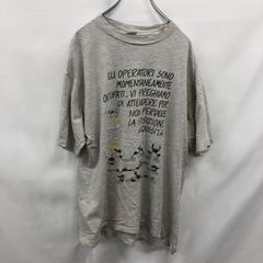 M　JERZEES　ジャージーズ　プリント　輸入　古着