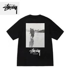 [本日特価] STUSSY　Low Tide 1904822　TEE  Tシャツ 半袖 ブラック 男女兼用