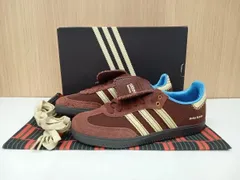 美品 adidas アディダス WALES BONNER SAMBA NYLON　LOW Fox ウェールズ ボナー サンバ ナイロン  IE0579 スニーカー 23.5 ブラウン 通年