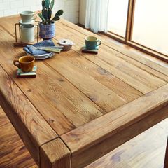 古木　テーブル　古材　北欧　アンティーク　レトロ　机　お洒落　木製　ヴィンテージ 古材 古木 ダイニングテーブル テーブル 什器 アンティーク レトロ 机