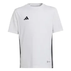 [アディダス] サッカー 半袖 Tシャツ キッズ タベラ 23 ジャージー EWT67 ホワイト/ブラック (H44534) J130 [ホワイト/ブラック (H44534)] [130]