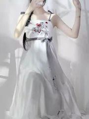 HF-163 豪華刺繍 漢服 かんふく 古風衣装 レトロ風 中華ロリータ コスプレ ワンピース 唐装 仙女服 中華風  美しい刺繍
