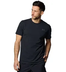 【新品】UNDER ARMOUR　アンダーアーマー　UAパフォーマンスコットン ショートスリーブTシャツ（トレーニング/MEN）　1384805　ブラック（001） Ｍ、Ｌ、ＸＬ