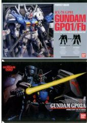 [중고] 클리어 파일 RX-78GP01 / Fb 건담 & RX-78 GP02A 건담 A4 클리어 파일 세트 (2 장 세트) [이치 반 쿠지 기동 전사 건담 건프라 40 주년] H상