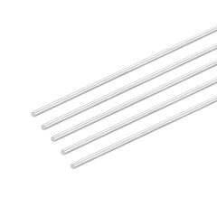 新品 uxcell 304ステンレス鋼丸棒 2.5mm x 400mm 固体シャフトロッド DIYクラフトモデル カー ヘリコプター 飛行機用 5個