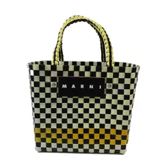 現行✨未使用に近い✨マルニ♡MARNI マーケットタイプミニバスケット MARNI マルニ かごバッグ ダイヤモンドバスケット マイクロ