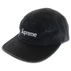 SUPREME (シュプリーム) 25SS Washed Chino Twill Camp Cap ボックスロゴ ウォッシュド加工キャンプキャップ ブラック