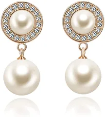 CHLOEOS パール ピアス レディース 人気 真珠 スタッドピアス 金属アレルギー対応 大人 上品 エレガント シンプル 結婚式 お呼ばれ パーティー 二次会 おしゃれ ピンクゴールド( ピンクゴールド ピアス C)