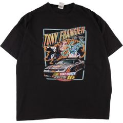 古着 STAY SHITTY TONY FRAGIEH モーターサイクル バイクTシャツ USA製 メンズXXL /eaa324563