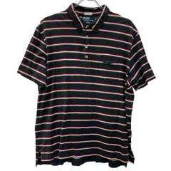POLO RALPH LAUREN 半袖 ボーダー ポロシャツ 2XL ブラック ポロラルフローレン ビッグサイズ 古着卸 アメリカ仕入 a707-5477