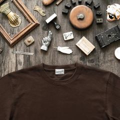 NVGS Mfg Tee ブラウン系　レトロスタイルメンズ/レディースTシャツ