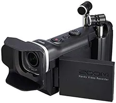 ZOOM ズーム ハンディビデオカメラレコーダー Q4n ggw725x Q4n_slant_left_front_mic_off.
