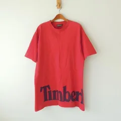 TIMBERLAND ティンバーランド WEATHER GEAR 90s Tシャツ 赤 （t-258）