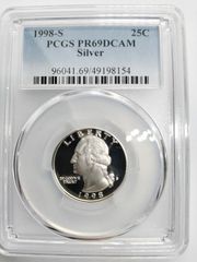 1997 S 50C Silver Kennedy Half Dollar Proof PCGS PR69DCAM | eBay