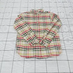 ◇ Θ Arnold Palmer アーノルド パーマー チェック コットン100％ 長袖 シャツ サイズM ベージュ系 マルチ レディース E  【1509300010393】