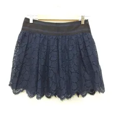 35cm総丈ミリー Milly デザインスカート ネイビー サイズ4 M-L相当   美
