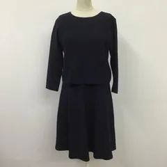 NATURAL BEAUTY BASIC ナチュラルビューティーベーシック ワンピース ひざ丈スカート 017-6146231 レイヤード風 七分袖のサムネイル