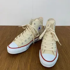 新品 CONVERSE CANVAS ALL STAR HI アイボリー 22.0cm ★ ■■