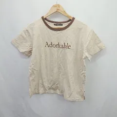 ◇ ⊂ Kastane カスタネ 綿100% 半袖 Tシャツ サイズM ベージュ系 レディース E  【1507030015862】