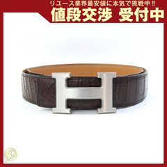 希少・美品】HERMES コンスタンス クロコダイル ベルト 100 - メルカリ