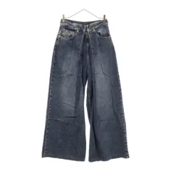 【最終値下げ】ワイドデニムパンツ JOHN LAWRENCE SULLIVAN Washed denim super wide pants