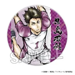 【新品・公式】ハイキュー!! 激闘!! ギラギラ缶バッジ 大 牛島若利 公式グッズ colleize