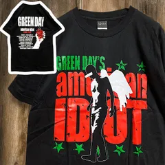 【GREENDAY】バンT ツアーTシャツ　パンクロック　アメリカンイディオット GREEN DAY バンドTシャツ ユニセックス : AMERICAN IDIOT