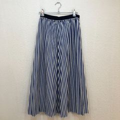 ザラベーシック ZARA BASIC ストライプ ロングスカート【M】