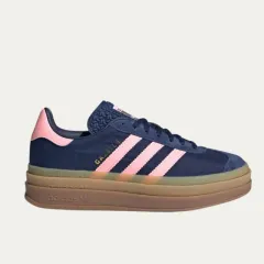 正規品 adidas(アディダス) ガゼル ボールド フラットフォーム ネイビー ピンク 220