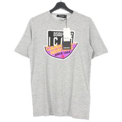 ディースクエアード DSQUARED2 21SS アイコン ロゴプリントTシャツ カットソー 半袖 S グレー S80GC0015 国内正規 -  メルカリ