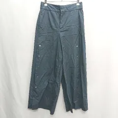 ◇ zara woman ワイドパンツ サイズXS ブルーグリーン レディース E  【1407180028159】