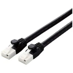 LANケーブルCat6A 5m 黒 LD-GPAT/BK5/RSLD-GPAT/BK5/RS【エレコム】