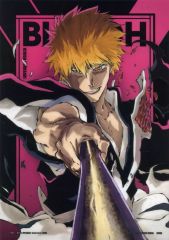 [중고] 클리어 포스터 A3 클리어 포스터 쿠로사키 이치고 [이치반 복권 BLEACH-블리치- Stirring Souls vol.2] H상